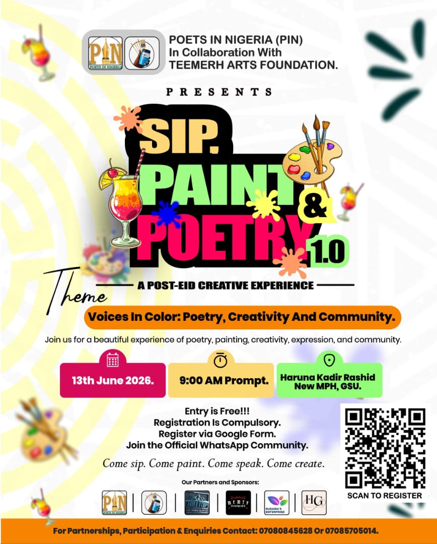 SIP, PAINT & POETRY